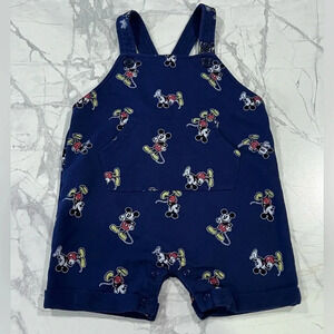 Disney Baby Mickey Mouse Shortalls |  24M